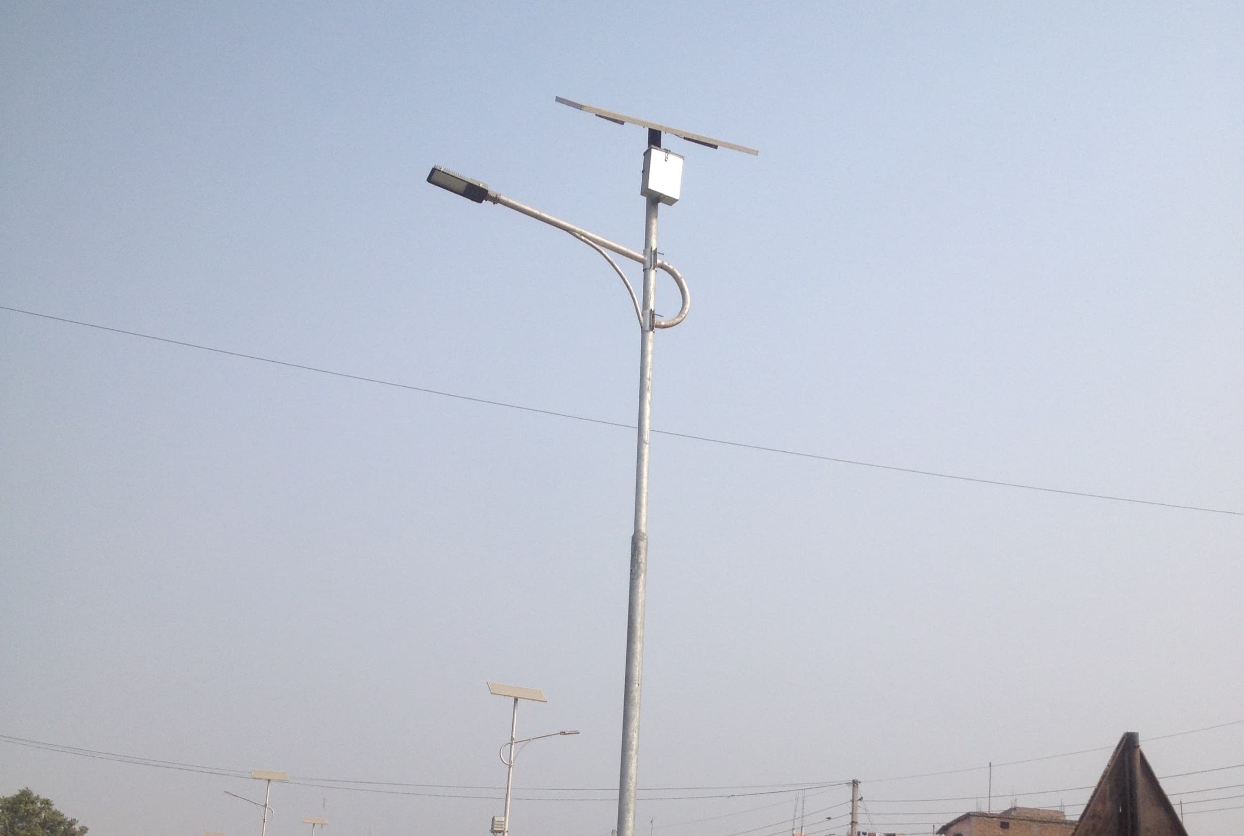 Streetlight installation in Mahendranagar